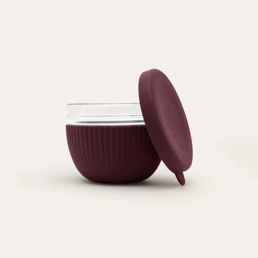 Seed & Sprout - Glass Lunch Bowl ‘Mulberry’