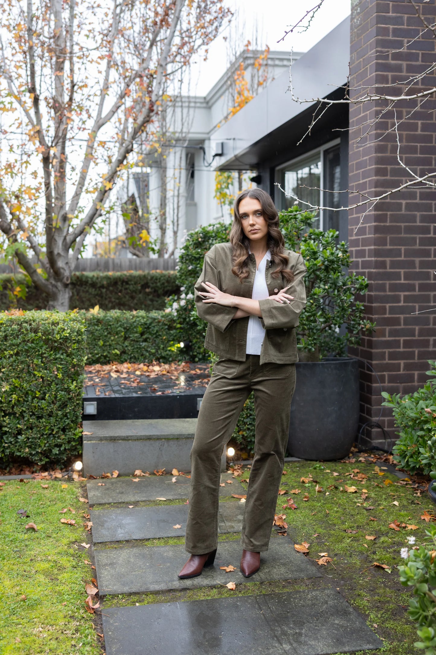 Two T’s - Cord Jacket ‘Khaki’