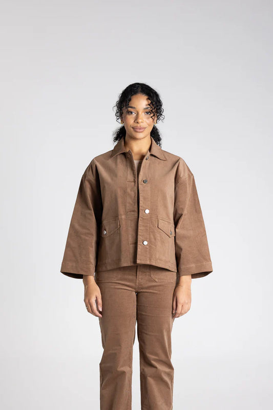Two T’s - Cord Jacket ‘Toffee’