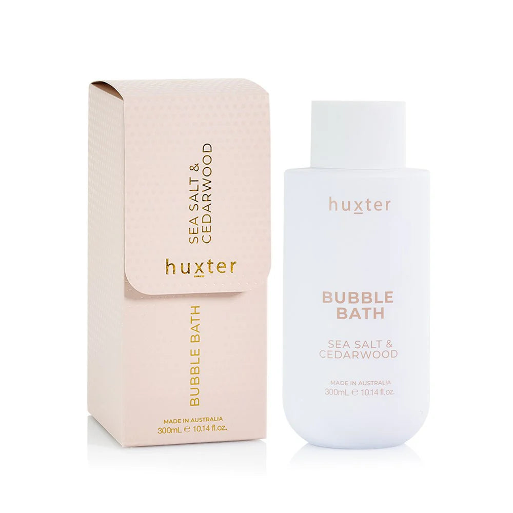 Huxter - Bubble Bath 300ml ‘Sea Salt & Cedarwood’