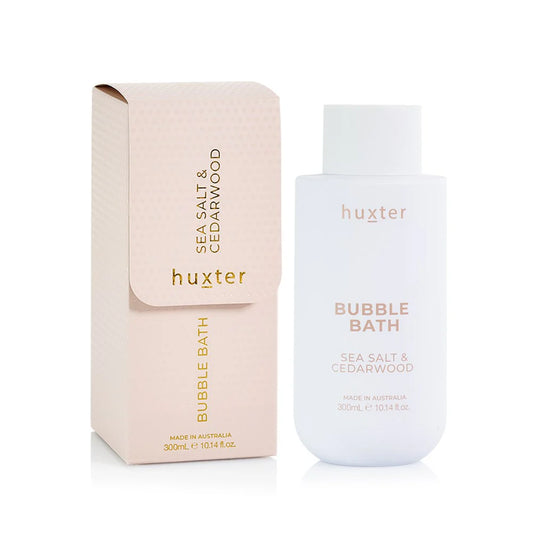 Huxter - Bubble Bath 300ml ‘Sea Salt & Cedarwood’
