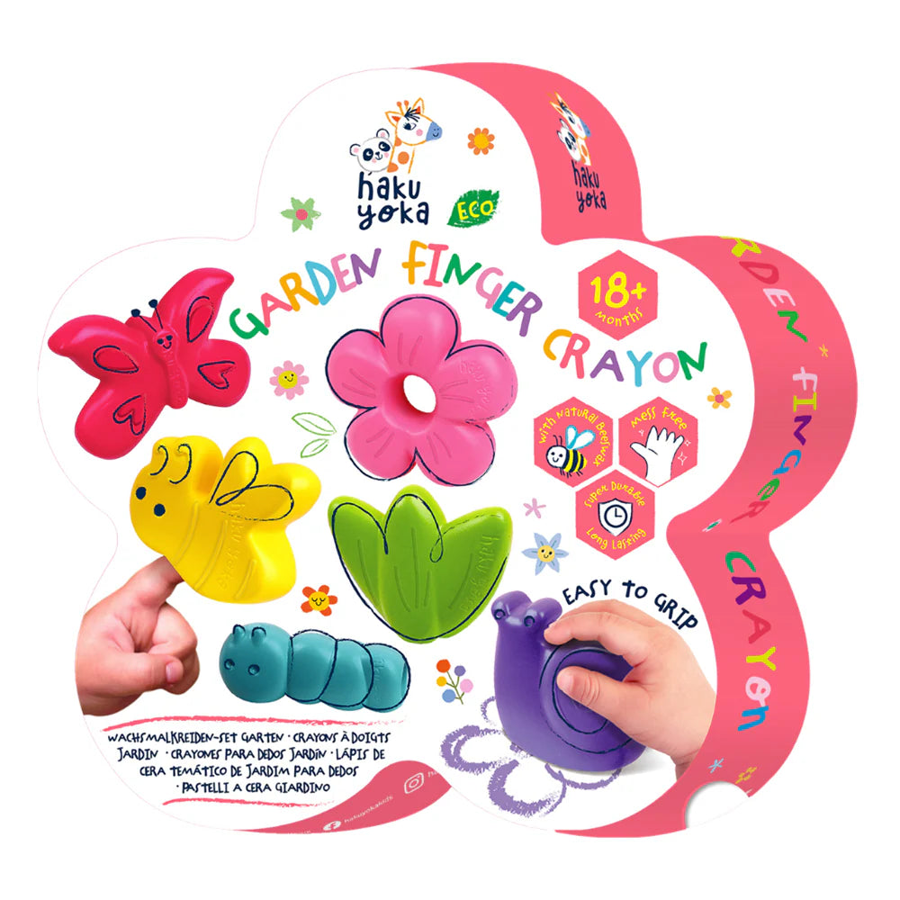 Haku Yoka - Garden Shaped Finger Crayons