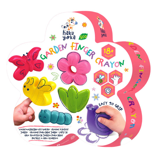 Haku Yoka - Garden Shaped Finger Crayons