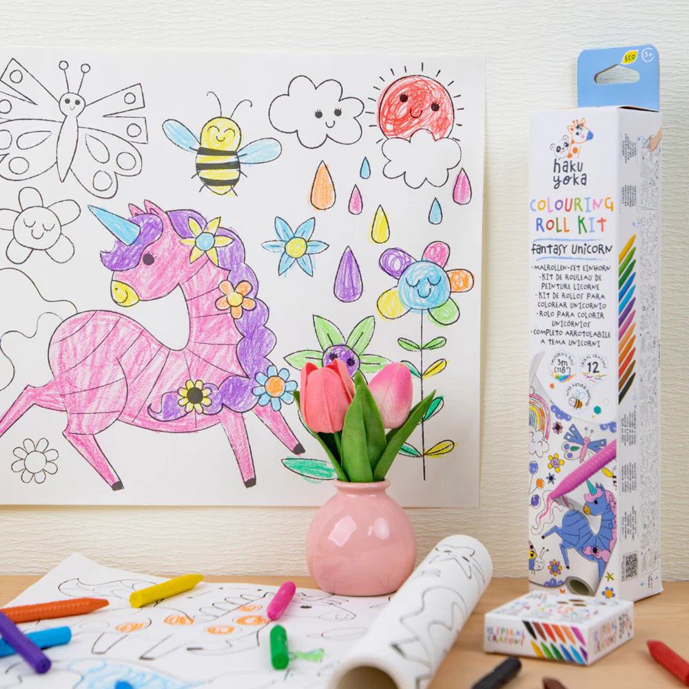 Haku Yoka - Colouring Roll Kit ‘Fantasy Unicorn’