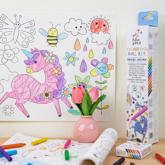 Haku Yoka - Colouring Roll Kit ‘Fantasy Unicorn’