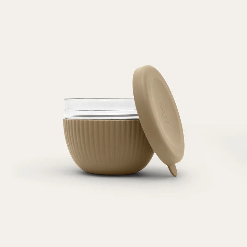 Seed & Sprout - Glass Lunch Bowl ‘Praline’