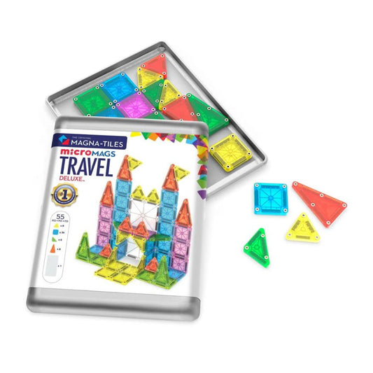 Magna-Tiles - microMAGS Travel Set Deluxe 55 Piece