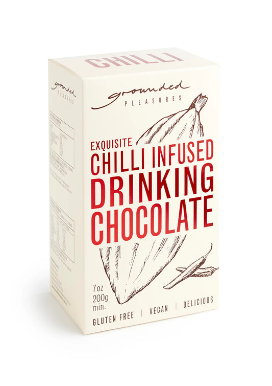 Grounded Pleasures - Chilli Infused Drinking Chocolate 200g