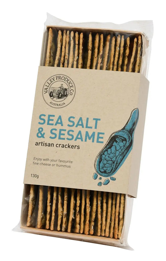 Valley Produce Company - Artisan Flatbread Sea Salt & Sesame 130g