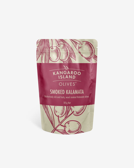 Kangaroo Island Olives - Smoked Kalamata 185g