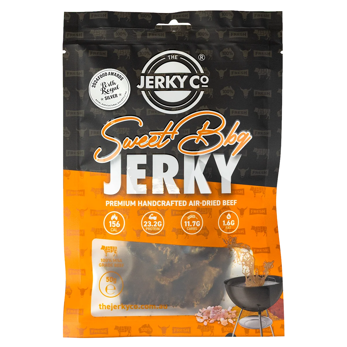 The Jerky Co - Sweet BBQ Jerky 50g