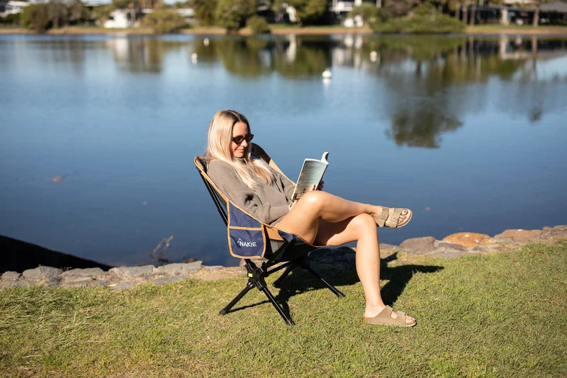 Nakie - Camping Chair ‘River Blue’
