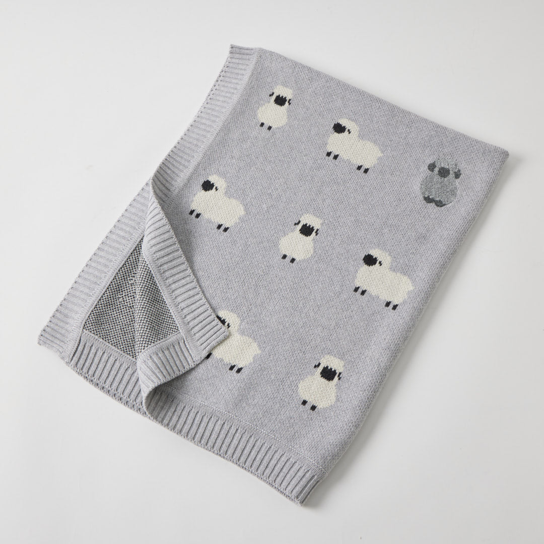 Pilbeam Living - Little Meadows Knitted Baby Blanket