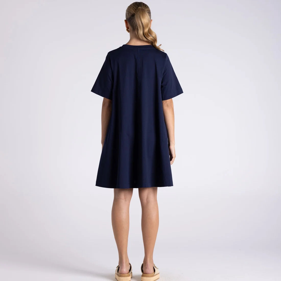 Two T’s - Allie T-shirt Dress ‘Navy’