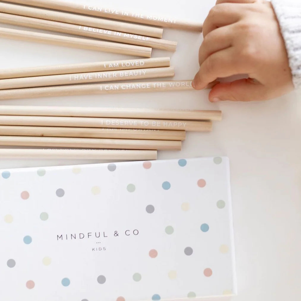 Mindful & Co Kids - Affirmation Colouring Pencils