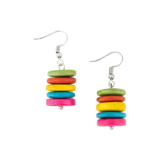 Ruby Olive - Smartie Stacked Earrings