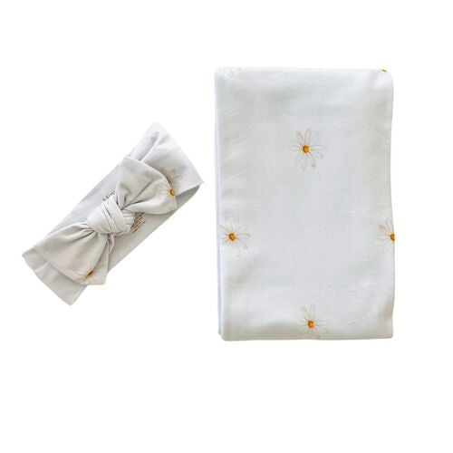 Mini & Me - Jersey Wrap Set ‘Daisy’