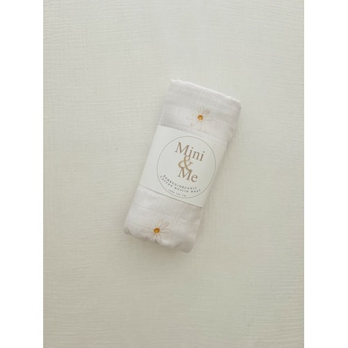 Mini & Me - Bamboo Muslin Wrap ‘Daisy’