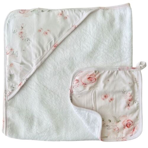 Mini & Me - Hooded Towel & Wash Cloth Set ‘Imogen’