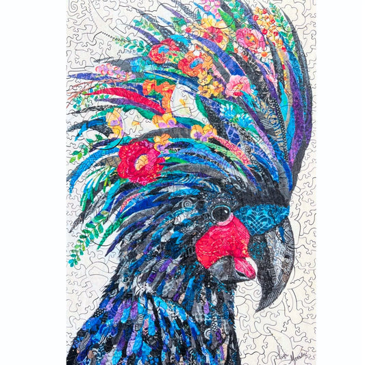 Twigg Puzzles - ‘Black Cockatoo’ 389 Piece Puzzle